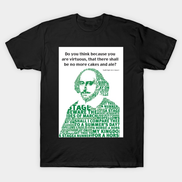 Shakespeare virtuous T-Shirt by DJVYEATES